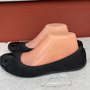 Dexflex Comfort Sport Black Womens Flat Slip On Shoes Size 7.5